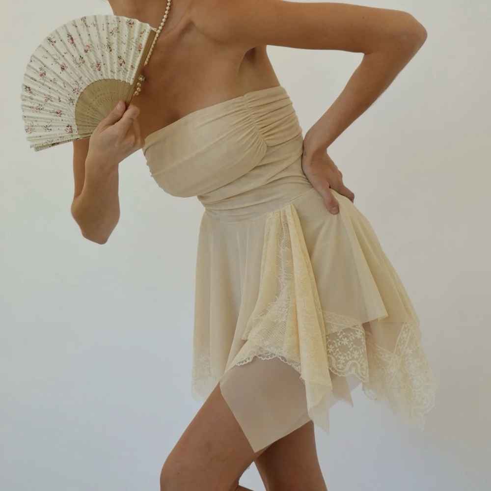 Fait Par Foutch Penelope Dress Nude